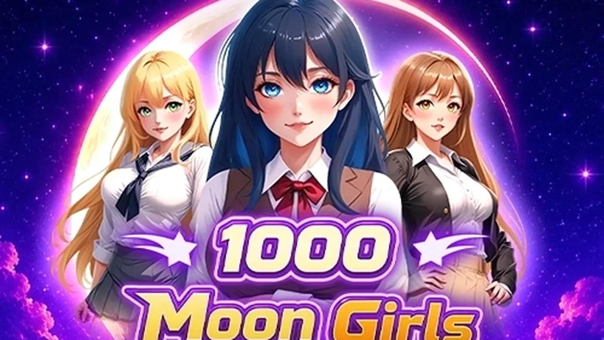 Visual na representasyon ng 1000 Moon Girls slot game